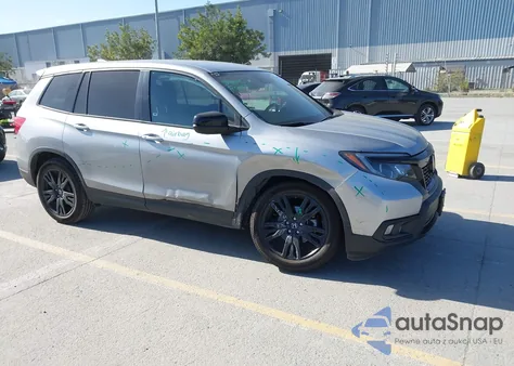 2019 Honda Passport Sport z USA, uszkodzony, nr VIN 5FNYF7H27KB008049